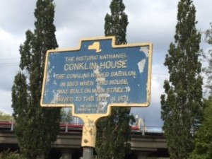 History Conklin House Plaque